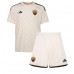 AS Roma Paulo Dybala #21 Replika babykläder Bortaställ Barn 2023-24 Kortärmad (+ korta byxor)